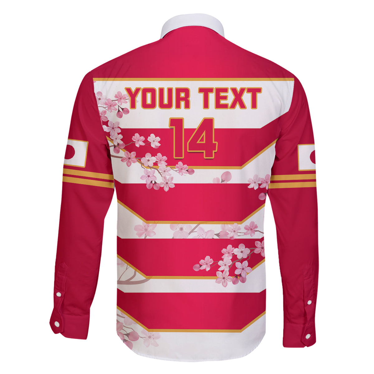 Custom Japan Rugby Family Matching Mermaid Dress and Hawaiian Shirt 2023 Go Cherry Blossoms World Cup - Wonder Print Shop