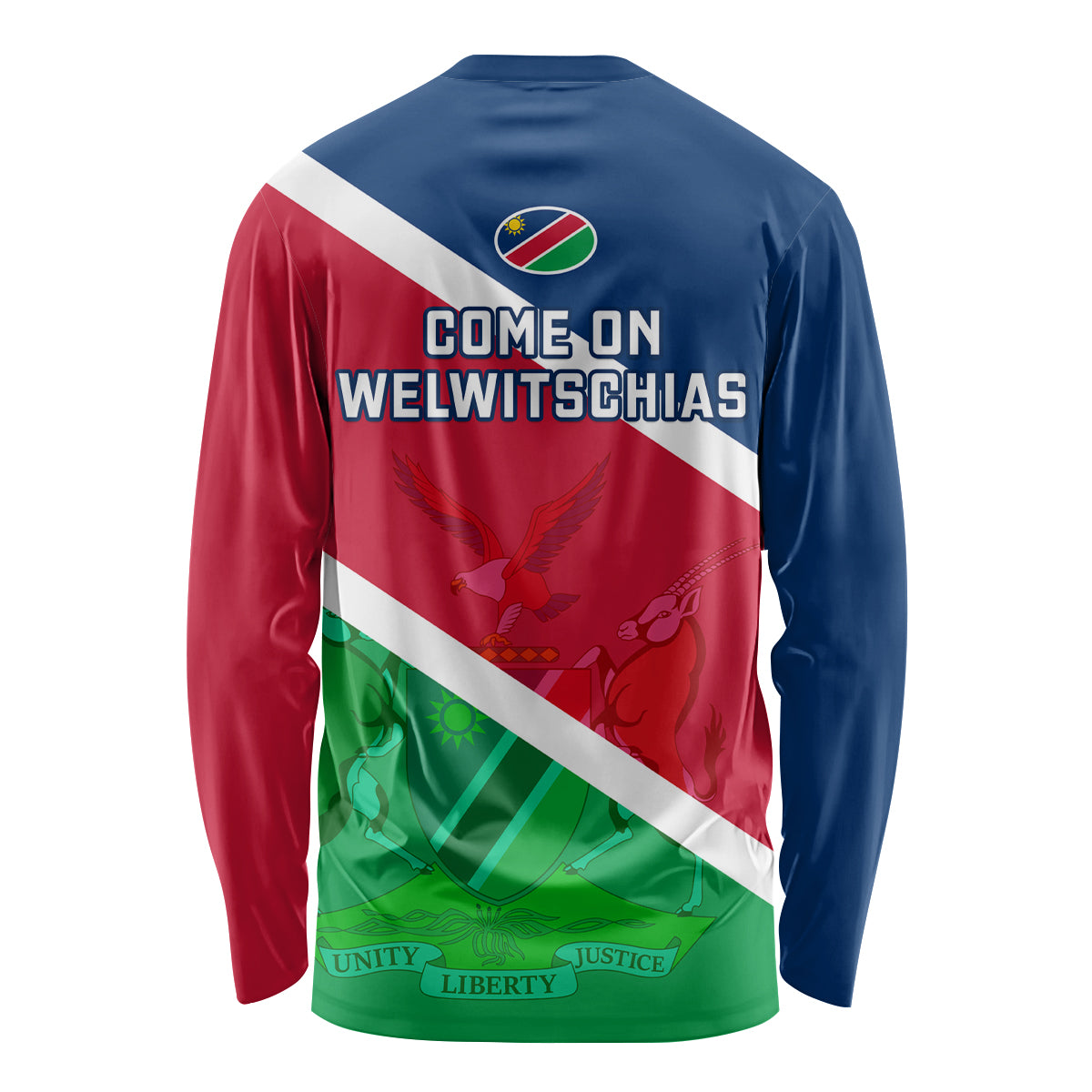 Namibia Rugby Long Sleeve Shirt 2023 Welwitschias Flag Style - Wonder Print Shop