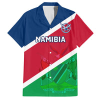 Custom Namibia Rugby Family Matching Long Sleeve Bodycon Dress and Hawaiian Shirt 2023 Welwitschias Flag Style - Wonder Print Shop