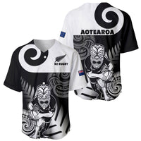 New Zealand Silver Fern Rugby Baseball Jersey Go Champions NZ All Black Maori Koru - Wonder Print Shop