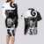 New Zealand Silver Fern Rugby Couples Matching Long Sleeve Bodycon Dress and Hawaiian Shirt Go Champions NZ All Black Maori Koru - Wonder Print Shop
