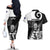New Zealand Silver Fern Rugby Couples Matching Off The Shoulder Long Sleeve Dress and Hawaiian Shirt Go Champions NZ All Black Maori Koru - Wonder Print Shop