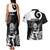 New Zealand Silver Fern Rugby Couples Matching Tank Maxi Dress and Hawaiian Shirt Go Champions NZ All Black Maori Koru - Wonder Print Shop