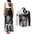 New Zealand Silver Fern Rugby Couples Matching Tank Maxi Dress and Long Sleeve Button Shirts Go Champions NZ All Black Maori Koru - Wonder Print Shop