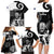 New Zealand Silver Fern Rugby Family Matching Long Sleeve Bodycon Dress and Hawaiian Shirt Go Champions NZ All Black Maori Koru - Wonder Print Shop
