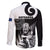 New Zealand Silver Fern Rugby Family Matching Off Shoulder Short Dress and Hawaiian Shirt Go Champions NZ All Black Maori Koru - Wonder Print Shop