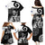 New Zealand Silver Fern Rugby Family Matching Puletasi Dress and Hawaiian Shirt Go Champions NZ All Black Maori Koru - Wonder Print Shop