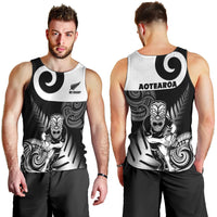 New Zealand Silver Fern Rugby Men Tank Top Go Champions NZ All Black Maori Koru - Wonder Print Shop