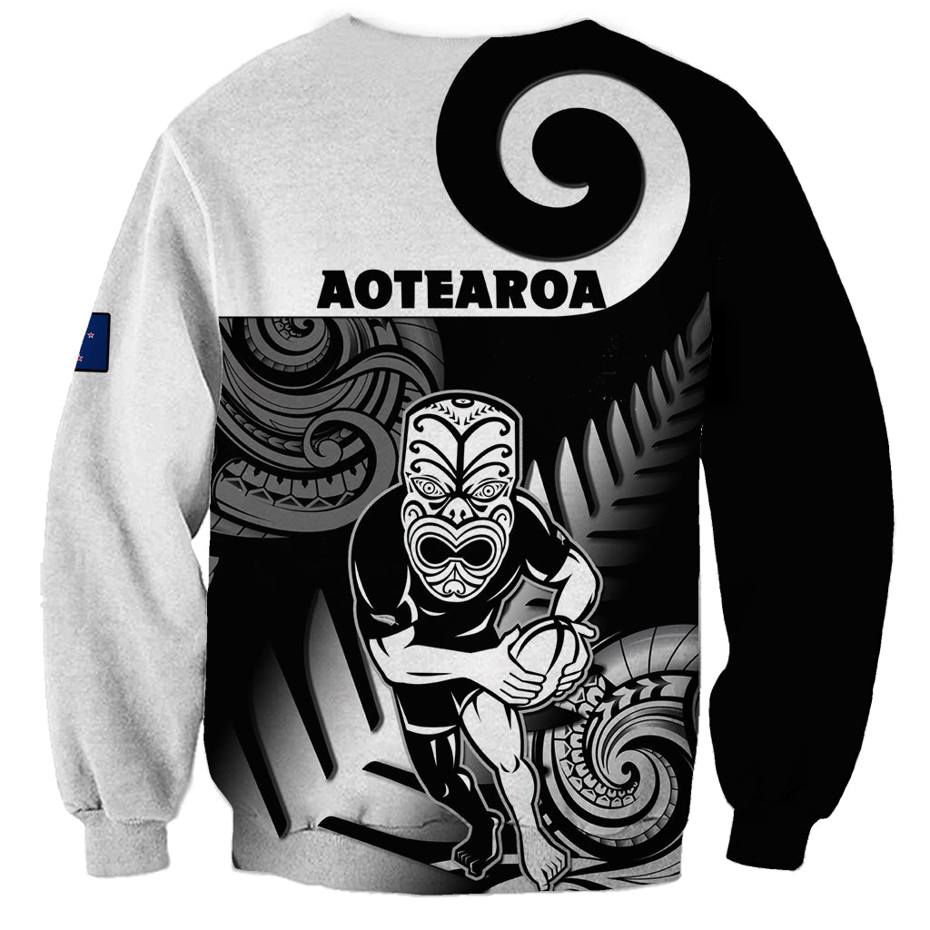 New Zealand Silver Fern Rugby Sweatshirt Go Champions NZ All Black Maori Koru - Wonder Print Shop