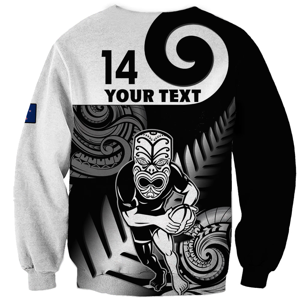 Custom New Zealand Silver Fern Rugby Sweatshirt Go Champions NZ All Black Maori Koru - Wonder Print Shop