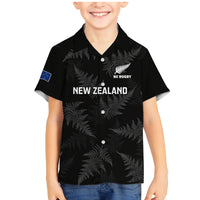 New Zealand Silver Fern Rugby Family Matching Mermaid Dress and Hawaiian Shirt 2023 Go Aotearoa Champions World Cup - Wonder Print Shop