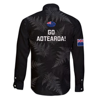 New Zealand Silver Fern Rugby Family Matching Off Shoulder Maxi Dress and Hawaiian Shirt 2023 Go Aotearoa Champions World Cup - Wonder Print Shop