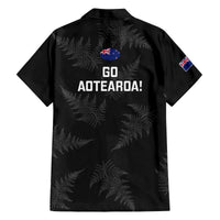 New Zealand Silver Fern Rugby Family Matching Summer Maxi Dress and Hawaiian Shirt 2023 Go Aotearoa Champions World Cup - Wonder Print Shop