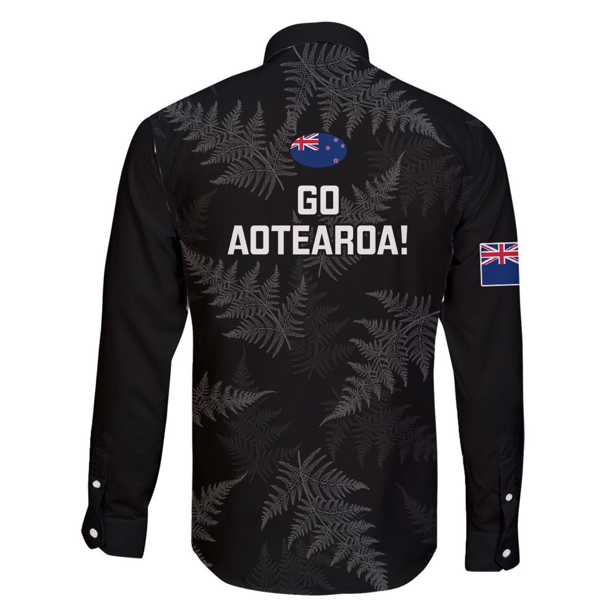 New Zealand Silver Fern Rugby Family Matching Tank Maxi Dress and Hawaiian Shirt 2023 Go Aotearoa Champions World Cup - Wonder Print Shop