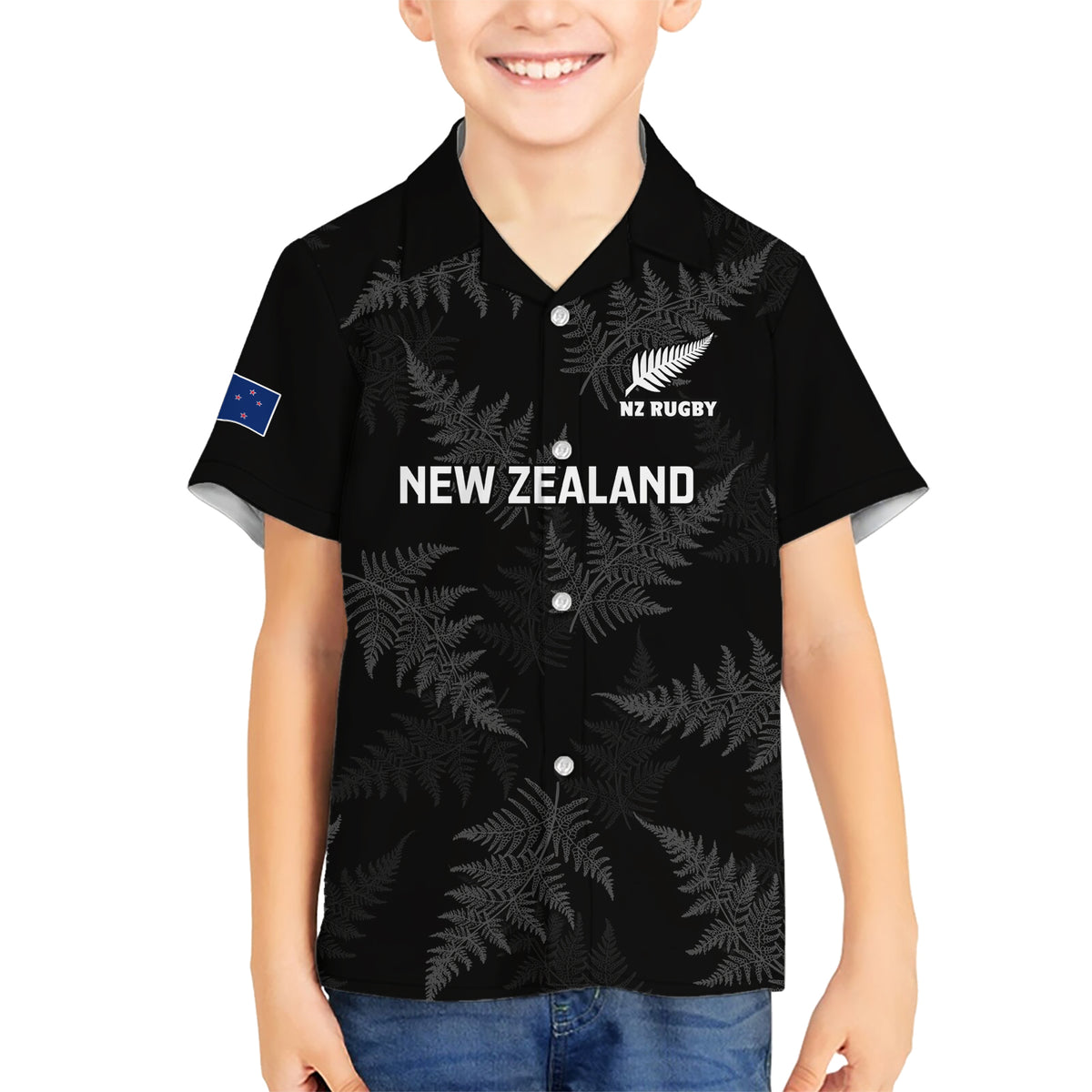New Zealand Silver Fern Rugby Hawaiian Shirt 2023 Go Aotearoa Champions World Cup - Wonder Print Shop