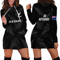 New Zealand Silver Fern Rugby Hoodie Dress 2023 Go Aotearoa Champions World Cup - Wonder Print Shop
