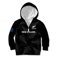 New Zealand Silver Fern Rugby Kid Hoodie 2023 Go Aotearoa Champions World Cup - Wonder Print Shop