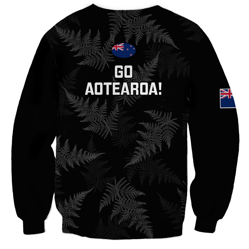 New Zealand Silver Fern Rugby Sweatshirt 2023 Go Aotearoa Champions World Cup - Wonder Print Shop