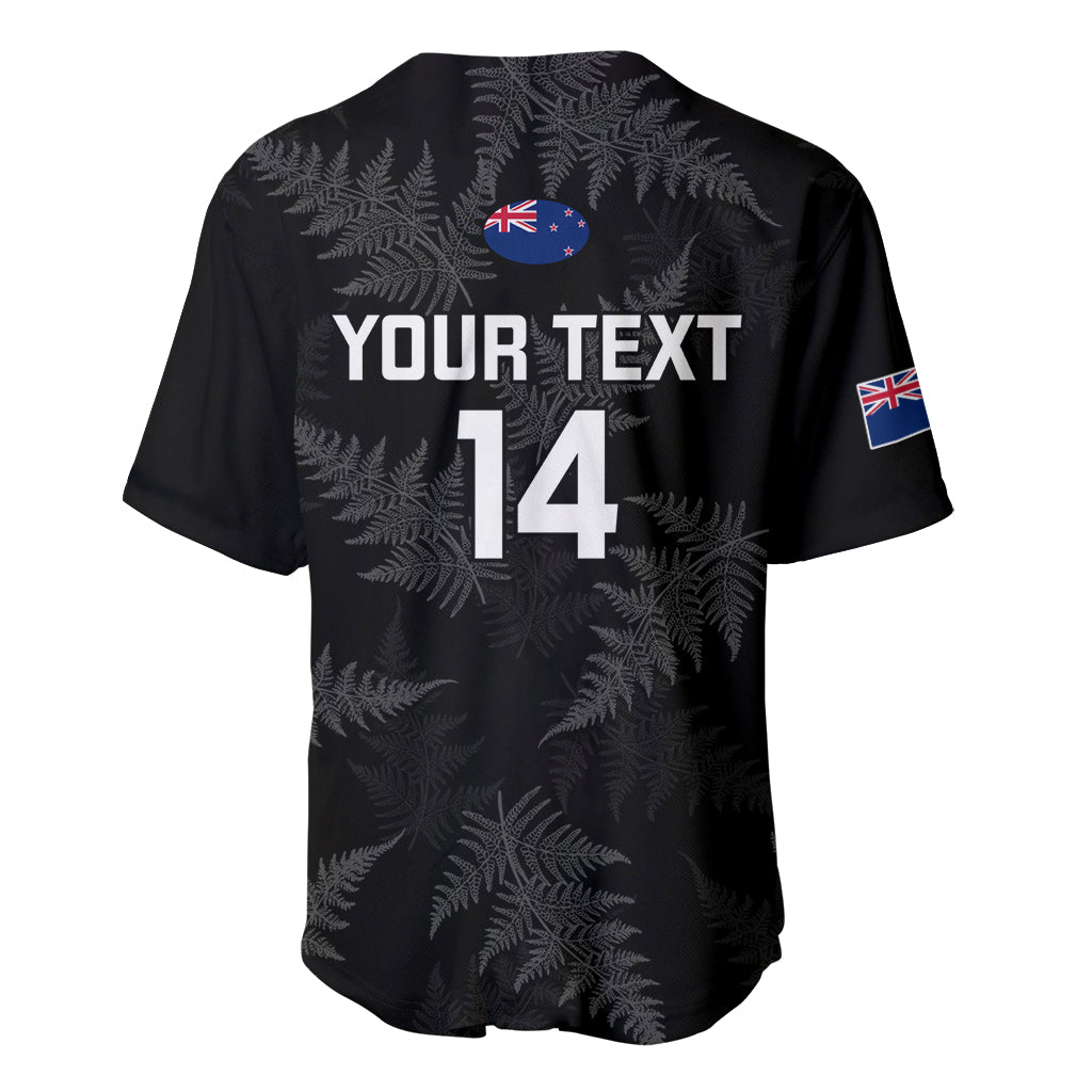 Custom New Zealand Silver Fern Rugby Baseball Jersey 2023 Go Aotearoa Champions World Cup - Wonder Print Shop