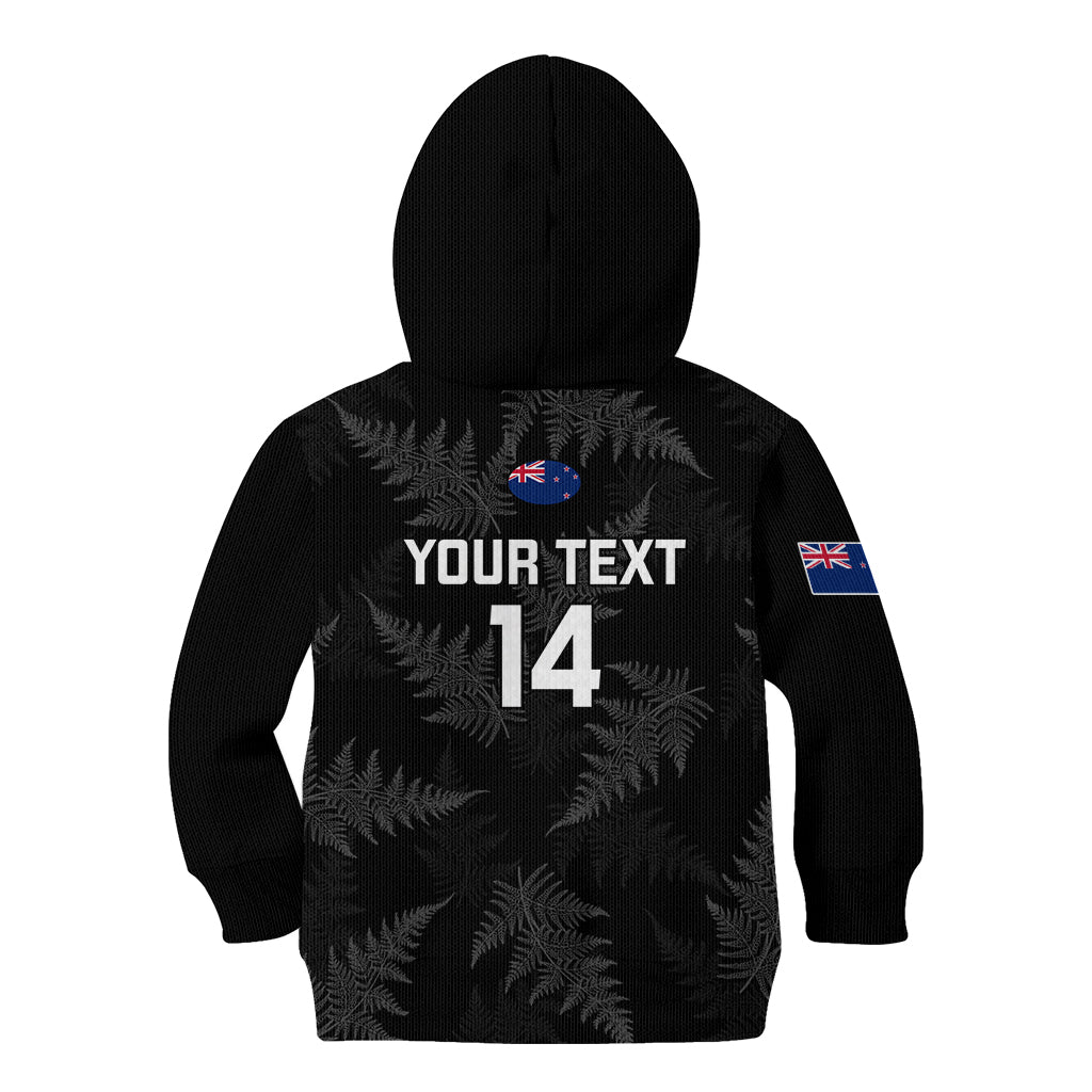 Custom New Zealand Silver Fern Rugby Kid Hoodie 2023 Go Aotearoa Champions World Cup - Wonder Print Shop