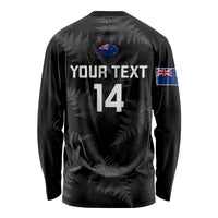 Custom New Zealand Silver Fern Rugby Long Sleeve Shirt 2023 Go Aotearoa Champions World Cup - Wonder Print Shop