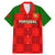 Portugal Rugby Family Matching Mermaid Dress and Hawaiian Shirt Go Wolves Mix Coat Of Arms - Wonder Print Shop