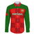 Portugal Rugby Family Matching Off Shoulder Maxi Dress and Hawaiian Shirt Go Wolves Mix Coat Of Arms - Wonder Print Shop