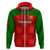 Portugal Rugby Hoodie Go Wolves Mix Coat Of Arms - Wonder Print Shop