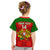 Custom Portugal Rugby Kid T Shirt Go Wolves Mix Coat Of Arms - Wonder Print Shop