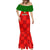 Custom Portugal Rugby Mermaid Dress Go Wolves Mix Coat Of Arms - Wonder Print Shop