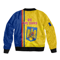 Romania Rugby Bomber Jacket Go The Oaks Grunge Style - Wonder Print Shop