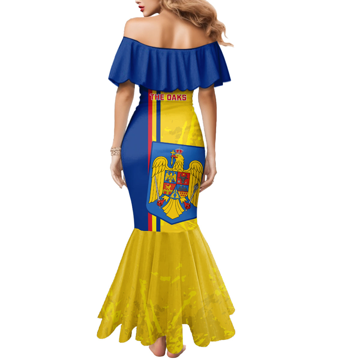 Romania Rugby Mermaid Dress Go The Oaks Grunge Style - Wonder Print Shop