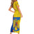 Romania Rugby Short Sleeve Bodycon Dress Go The Oaks Grunge Style - Wonder Print Shop