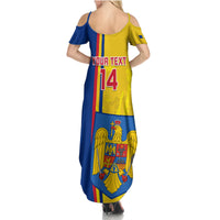 Custom Romania Rugby Summer Maxi Dress Go The Oaks Grunge Style - Wonder Print Shop
