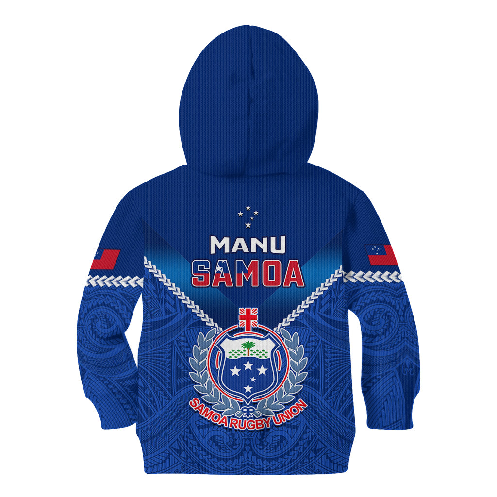 Samoa Rugby Kid Hoodie 2023 Go Manu Samoa - Wonder Print Shop