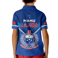 Samoa Rugby Kid Polo Shirt 2023 Go Manu Samoa - Wonder Print Shop