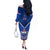 Samoa Rugby Off The Shoulder Long Sleeve Dress 2023 Go Manu Samoa - Wonder Print Shop