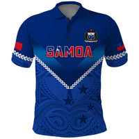 Samoa Rugby Polo Shirt 2023 Go Manu Samoa - Wonder Print Shop
