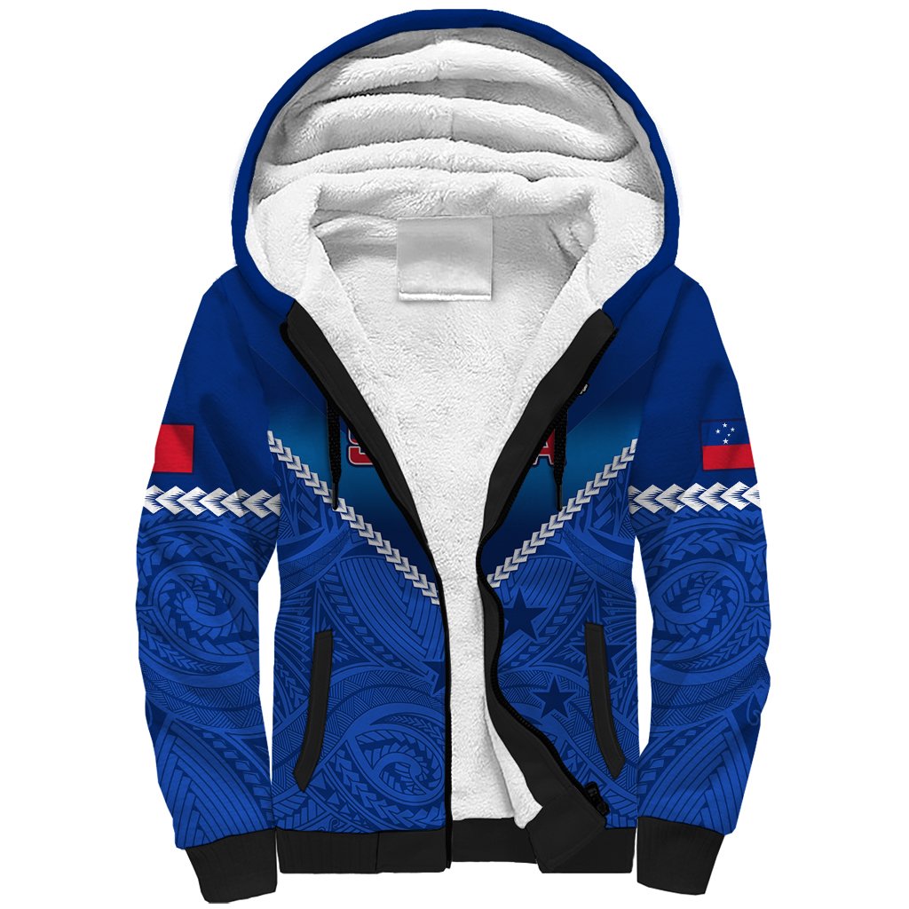 Samoa Rugby Sherpa Hoodie 2023 Go Manu Samoa - Wonder Print Shop