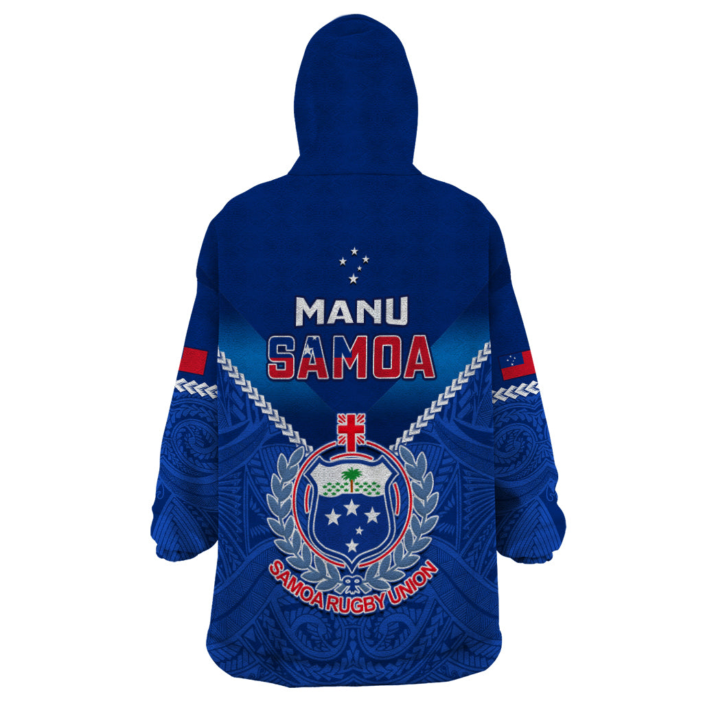 Samoa Rugby Wearable Blanket Hoodie 2023 Go Manu Samoa - Wonder Print Shop