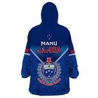 Samoa Rugby Wearable Blanket Hoodie 2023 Go Manu Samoa - Wonder Print Shop