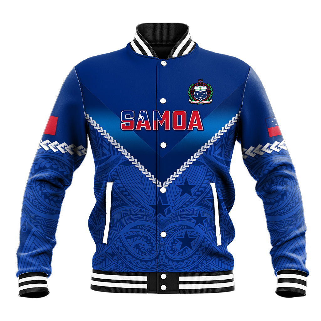 Custom Samoa Rugby Baseball Jacket 2023 Go Manu Samoa - Wonder Print Shop