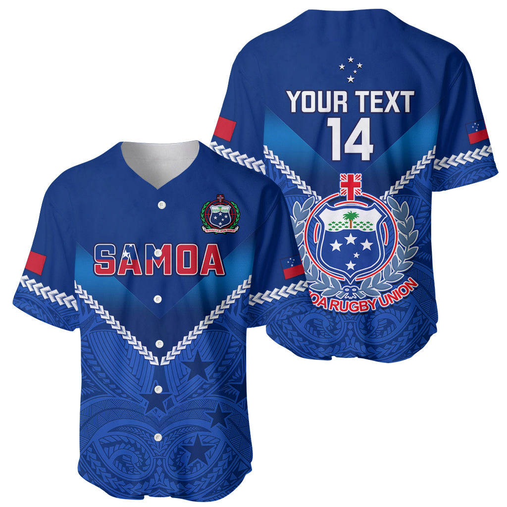 Custom Samoa Rugby Baseball Jersey 2023 Go Manu Samoa - Wonder Print Shop