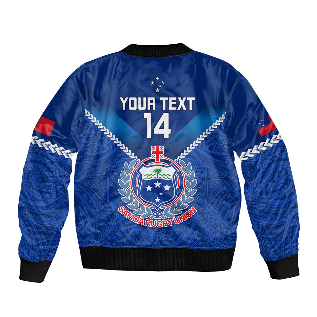 Custom Samoa Rugby Bomber Jacket 2023 Go Manu Samoa - Wonder Print Shop
