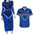 Custom Samoa Rugby Couples Matching Long Sleeve Bodycon Dress and Hawaiian Shirt 2023 Go Manu Samoa - Wonder Print Shop