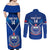 Custom Samoa Rugby Couples Matching Off Shoulder Maxi Dress and Long Sleeve Button Shirts 2023 Go Manu Samoa - Wonder Print Shop