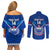 Custom Samoa Rugby Couples Matching Off Shoulder Short Dress and Long Sleeve Button Shirts 2023 Go Manu Samoa - Wonder Print Shop