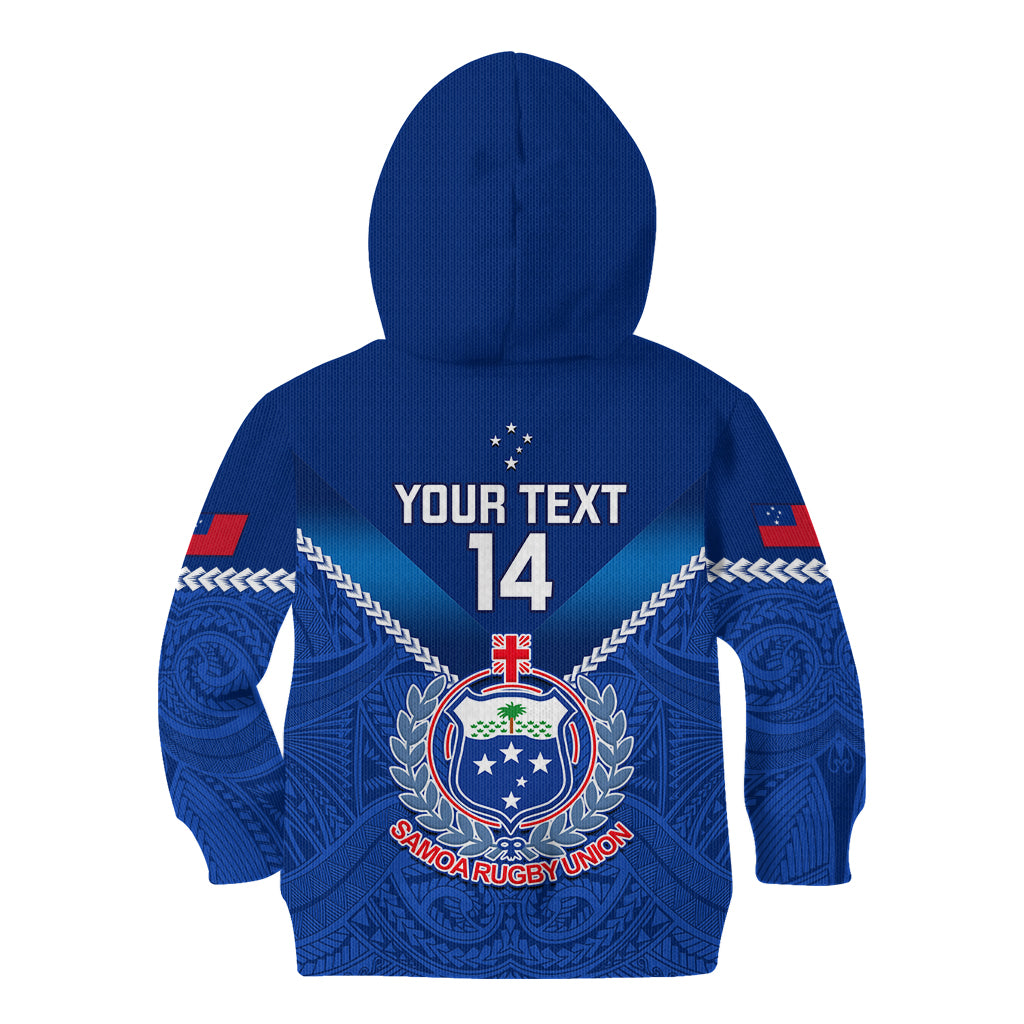 Custom Samoa Rugby Kid Hoodie 2023 Go Manu Samoa - Wonder Print Shop