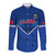 Custom Samoa Rugby Long Sleeve Button Shirt 2023 Go Manu Samoa - Wonder Print Shop