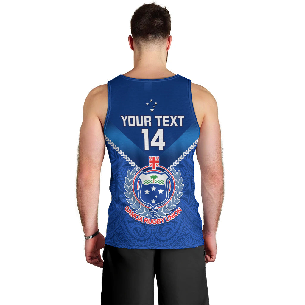 Custom Samoa Rugby Men Tank Top 2023 Go Manu Samoa - Wonder Print Shop